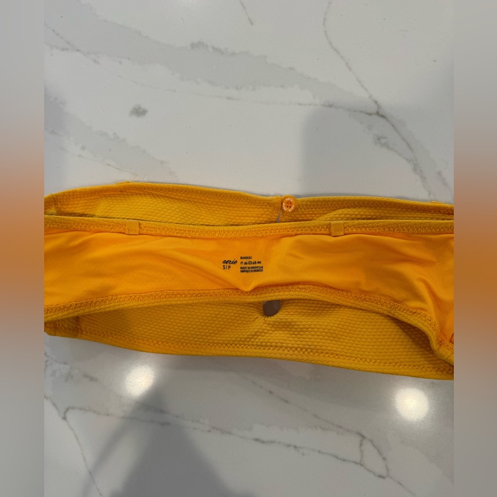 Aerie Strapless Swim Top Small - Picture 2 of 3